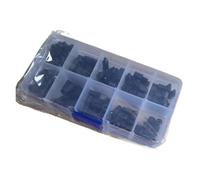 Lot de 180 entretoises hexagonales en nylon M2 M2.5 M3 for carte mère PCB, kit de vis et d'écrous d'espacement fixes en plastique(Black colour,M3 Mix)