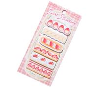 Lot de 180 feuilles d'étiquettes autocollantes sur le thème du dessert - Feuilles de notes adhésives pour cahier, planificateur, fichier, dossier, papier adhésif en vrac