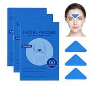 Lot de 180 patchs anti-rides anti-rides pour le visage et les rides de colère - Contient de l'acide hyaluronique, hydratant et hydratant
