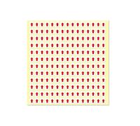 Lot de 1800 Rouge Flèches Autocollantes 9 x 13 mm Amovible Petit Produit Défectueux Collant Étiquettes
