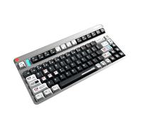 Lot de 183 touches de clavier mécanique thème lunaire unique et cinq côtés de la chaleur sublimée