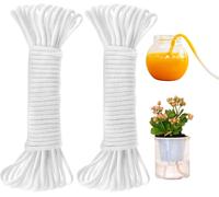 Lot de 18m d¿arrosage Automatique-pour arroser soi-même, Pot de Fleurs, Bricolage, Vacances-Système d'arrosage Automatique-Système d'irrigation-Plante en Pot African Violet-Traitement Anti-Goutte