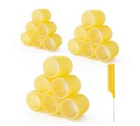 Lot de 19 bigoudis avec peigne à queue