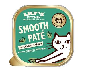 Lot de 19 boîtes de pâtée pour Chat Lily's Kitchen - Goût : Poulet - Poids de Chaque Boite : 85 g