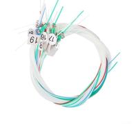 Lot de 19 cordes de rechange en nylon pour harpe - 15/16/19/21/24 cordes de rechange en laiton et nylon - Cordes L a pour accessoires d'instruments de musique