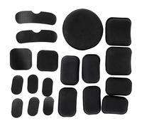 Lot de 19 coussinets en mousse de rechange pour casque de moto - Kit de rembourrage en mousse pour casque de moto
