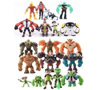 Lot de 19 figurines Ben 10 protecteur de la terre figurines d'action enfants maison Dec jouet cadeau pour noël, anniversaire