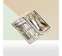 Lot de 19 outils professionnels en acier inoxydable pour manucure et pédicure