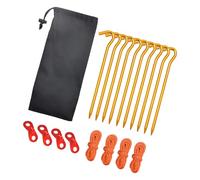 Lot de 19 piquets de tente pour camping, camping, camping, stabilisation des parasols