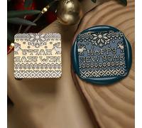 Lot de 19 tampons de cire en forme de sapin de Noël, flocon de neige, tête amovible en laiton pour enveloppes, invitations, emballages de vin, cartes de vœux, mariage