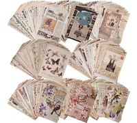 Lot de 192 feuilles de papier de scrapbooking, fournitures de scrapbooking, kits de papier artisanal, décoration de chambre, affiches, découpage, papier éphémère pour journaux indésirables,