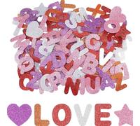 Lot de 196 lettres autocollantes multicolores en mousse pour la fabrication de cartes, le scrapbooking, la décoration de la maison