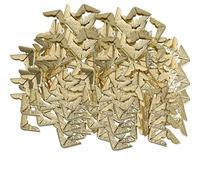 Lot de 2 000 protège-coins en métal pour albums photos, scrapbooking, menus, loisirs créatifs (doré)