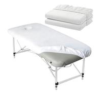 Lot De 2 1.8M Housse Table De Massage Avec Trou,Drap Housse Table De Massage,Lavables Drap Housse De Protection,Imperméables Housse Table Massage Pour Tables De Cosmétique Et Hôtels,Bancs De Thérapie