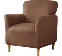 Lot de 2/1 Couverture de Fauteuil Cabriolet 1 Places Extensible Housse de Fauteuil Cabriolet Carrées Club Universel Amovible Lavable Housse de Canapé，Protecteur de Fauteuil，pour Salon Tub Chair ( Colo