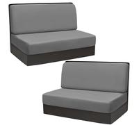 Lot de 2/1 housses de coussin extensibles pour canapé de véhicule récréatif - Coussin de banc imprimé pour la protection de meubles (couleur : A8 : 2 dossiers + 2 bancs)