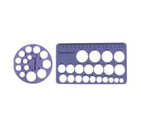 Lot de 2/1 règle de mesure multifonction en silicone pour et biberons avec échelle millimétrique transparente