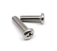 Lot de 2, 10 ou 50 vis à tête cylindrique cruciforme M2, 5, 3, 4, 5, 6, 7, 8, 10, 12, 14, 16, 18, 20, 22, 24, 25, 30, 32, 34, 36, 38, 40, 45, 50, 55, 60, 65, 70 mm(50mm,M3.5 50pcs)