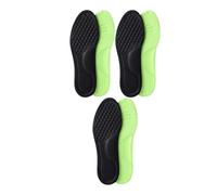 Lot de 2/10 semelles orthopédiques unisexes en mousse à mémoire de forme - Respirantes - Désodorisantes - Chaussures de sport - Anti-transpiration - Noir - Taille 43-44