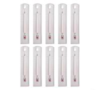 Lot de 2/10 thermomètres muraux à double fonction pour intérieur/extérieur, maison, bureau, jardin (10 pièces)