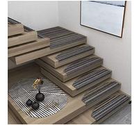 Lot de 2/15/28 marches d'escalier antidérapantes réutilisables pour escaliers en bois d'intérieur - Housses de sécurité pour enfants, personnes âgées, animaux domestiques, K, 65 x 24 + 3 cm (2 pièces)