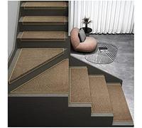 Lot de 2/15/28 marches d'escalier antidérapantes réutilisables pour escaliers en bois d'intérieur - Housses de sécurité pour enfants, personnes âgées, animaux domestiques, K, 65 x 24 + 3 cm (2 pièces)