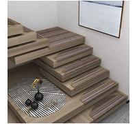 Lot de 2/15/28 marches d'escalier antidérapantes réutilisables pour escaliers en bois d'intérieur - Housses de sécurité pour enfants, personnes âgées, animaux domestiques, K, 65 x 24 + 3 cm (2 pièces)