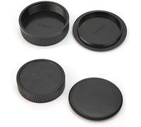 Lot de 2 + 2 cache-objectifs arrière compatibles avec objectif M42 à vis de 35 mm