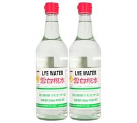 Lot de 2 (2 x 500 ml) Mee Chun Lye Water Solution de carbonate de potassium