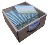 Lot de 2 200 clous à bande galvanisés 34° - 2,8 x 75 mm - Tige annulaire - Convient pour Paslode IM350+, DeWalt DPN9033SM-XJ, Tjep GRF34/90, Hikoki NR1890DBCL, etc.