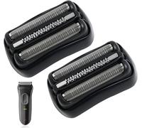Lot De 2 21b Têtes De Rasage Pour Braun Rasoir Serie 3, Braun Series 3 Tête De Rasoirs De Remplacement Pour 300s, 310s, 320s, 330s, 340s, 360s, 3000s, 3020s, 3030s, 3040s, 3080s, N[Ras98216]