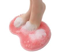 Lot de 2/3/4 coussinets de lave-pieds de douche, rondelle arrière, tapis de douche exfoliant, fixation murale, ventouse antidérapante, lave-pieds, convient pour tasse de douche, lave-pieds pour hommes