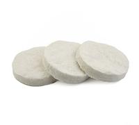 Lot de 2/3/5 éponges rondes en laine céramique 8,6 x 1,2 cm pour poêle bio et intérieur en gel et céramique pour brûleur au bioéthanol