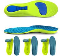 Lot de 2/3/5 paires de semelles cinétiques pour fasciite plantaire et alignement de la fasciite plantaire - Pour homme et femme - Vert x 3,8 à 9