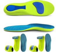 Lot de 2/3/5 semelles cinétiques pour fasciite plantaire et alignement de la fasciite plantaire pour homme et femme (vert, 45 à 48)