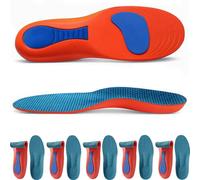 Lot de 2/3/5 semelles cinétiques pour fasciite plantaire pour homme et femme, pour alignement et foulure de la fasciite plantaire (orange, 5, 41 à 42)