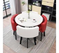 Lot de 2/4/6 chaises de salle à manger modernes du milieu du siècle en cuir synthétique et coussin en bois massif pour salle à manger, cuisine, salon, chambre à coucher, bureau (noyer foncé + gris
