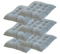 Lot de 2/4/6 Galette de Chaise,Velours de Cristal Galette de Chaise,40x40cm/16x16inCoussins de Chaise D'intérieur,Lavable de Coussin Chaise, Extérieur Housses de Chaise ( Color : @1 , Size : 6pcs(40x4