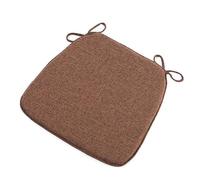 Lot De 2 4 6 Galettes De Chaise en Forme De Trapèze Assise 42 X 45 Cm Coussins De Chaise Coussin Chaise Cuisine Lavable, avec Attaches, Antidérapant,C,4pcs