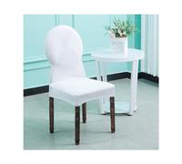 Lot de 2 4 6 Housses de Chaise à Dossier Rond Extensibles pour Salle à Manger Housse de Chaise à Coque Housse de Chaise de Bureau Moderne Lavable Housse de Chaise de Salle à Manger Amovible D 4 Pièces