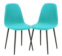 Lot de 2/4/6 housses de chaise extensibles modernes du milieu du siècle - Housses élastiques pour salle à manger, cuisine et bureau - Housses élastiques élégantes et durables - Protection des meubles