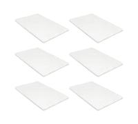 Lot de 2/4/6 pièces de laine céramique stable et carrée en fibre de céramique à utilisation prolongée pour cheminées au bioéthanol Isolation pour cheminées au bioéthanol