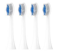 Lot De 2/4/8/12/20 Têtes De Brosse Souples De Rechange, Compatibles Avec Les Brosses À Dents Électriques Philips, Recharges For Les Modèles 1100 Et 4100(White-4 Pcs)