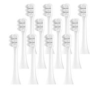 Lot de 2/4/8/12 têtes de brosse de rechange souples, compatibles avec les brosses à dents électriques Philips. Recharges professionnelles for brosses à dents.(White-12 Pcs)