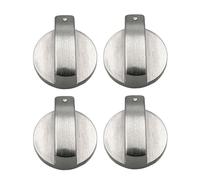 Lot de 2/4 boutons de contrôle rotatifs universels en métal pour cuisinière, four, plaque de cuisson, boutons de commande