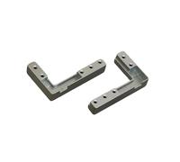 Lot de 2/4 charnières de porte dissimulées pour armoire, armoire, code, pivots supérieurs et inférieurs, cadre en aluminium, charnières dissimulées