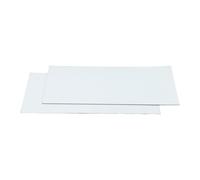 Lot de 2/4 couvercles d'aération magnétiques blancs pour plafond, sol, mur, 14 x 30,5 cm, faciles à couper pour s'adapter, améliore l'efficacité du refroidissement du chauffage, aimants puissants pour