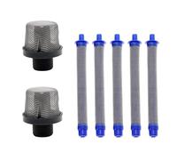 Lot de 2 + 4 filtres pour pistolet pulvérisateur 288749 avec filtre d'aspiration 288716 - Compatible avec Graco SG10, SG20, SG Pro, SG2, SG3 - Pièces de rechange pour pulvérisateur de peinture