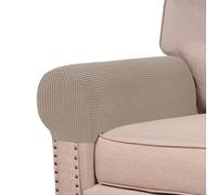 Lot de 2/4 housses d'accoudoirs, élastiques pour fauteuils, antidérapant, protection pour canapé pour meubles de chaises, canapé, universel couvre-accoudoir canapé