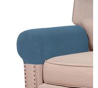 Lot de 2/4 Housses d'Accoudoirs Élastiques pour Fauteuils et Canapé - Antidérapant, Protection Universelle pour Meubles de Chaises